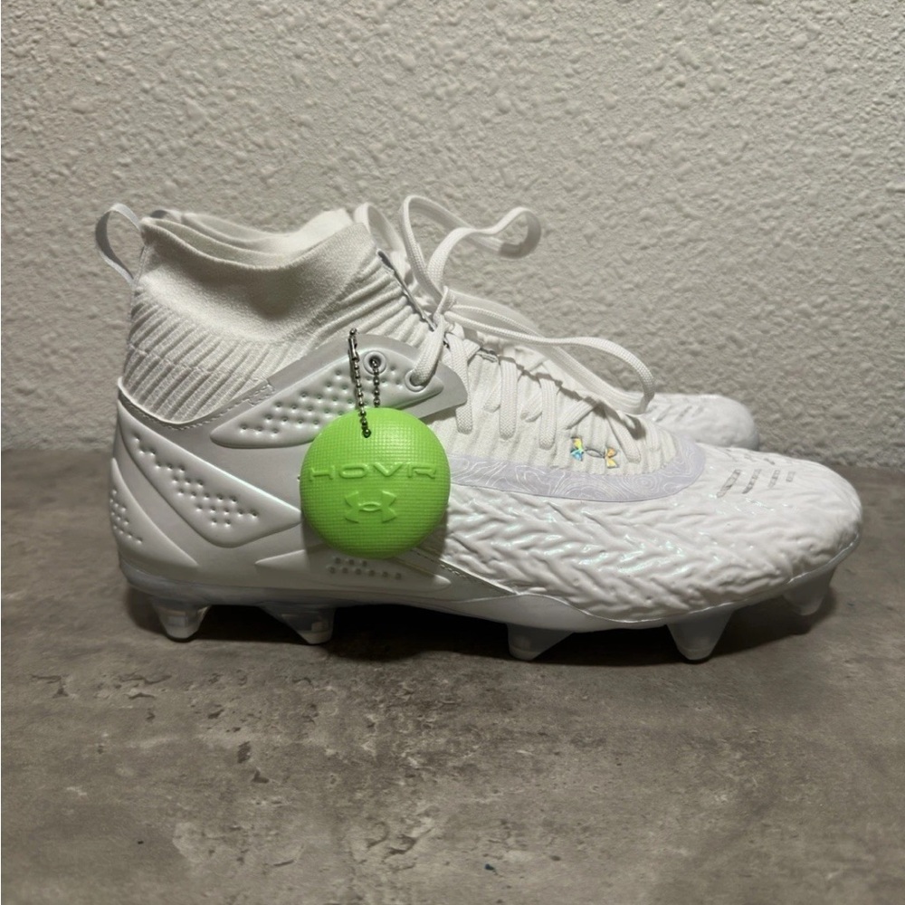 Men’s Under Armour Yard Mid MT TPU Baseball Cleats Size 10 3027836-100 - Picture 2 of 8
